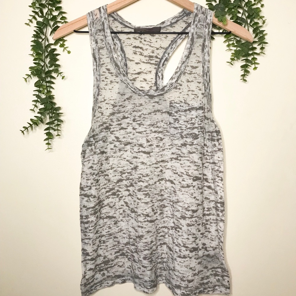 Heather grey tank top